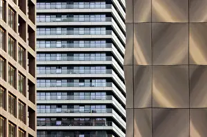 Development Prints: Modern building development, Canary Wharf, Docklands, London, England