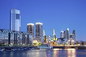 Apartments Prints: Modern buildings, Puerto Madero, Buenos Airess, Argentina