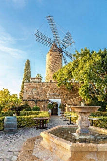 South Prints: Moli des Torrent, Santa Maria del Cami, Mallorca, Balearic Islands, Spain