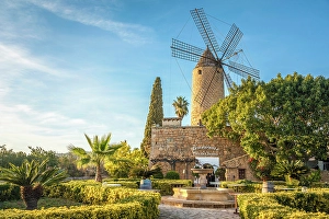 South Prints: Moli des Torrent, Santa Maria del Cami, Mallorca, Balearic Islands, Spain