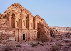 Nabataean Prints: The Monastery, Ad-Deir at dusk, Petra, Ma an Governorate, Jordan