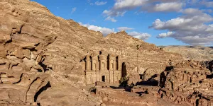 The Monastery, Ad-Deir, elevated view, Petra, Ma an Governorate, Jordan