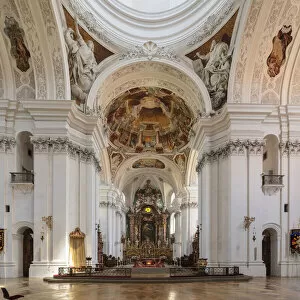 Images Dated 17th September 2021: Monastery church Basilica St. Martin, Weingarten, Upper Swabian Baroque Road, Upper Swabia