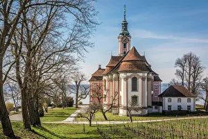 Monastery church of the Cistercian monastery Birnau, Baden-Wurttemberg, Germany