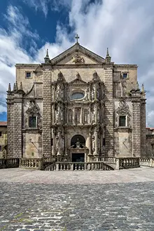 Galicia Prints: Monastery of San Martino Pinario, Santiago de Compostela, Galicia, Spain