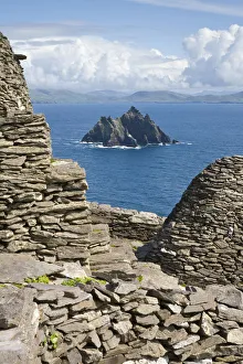 Monastic settlement, Skellig Michael, County Kerry, Ireland
