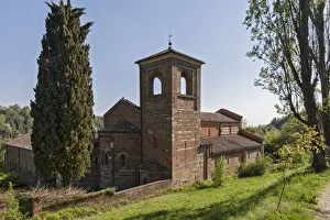 Monferrato, Asti district, Albugnano, Piedmont, Italy. Abbey of Vezzolano