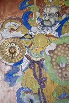 Winter Palace Prints: Mongolia, Ulaanbaatar, Entrance gates to Bogd Khann Palace & Museum - Previously a