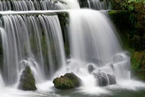 Derbyshire Prints: Monsal Dale Weir, Peak District National Park, Derbyshire, England
