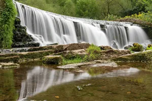 Derbyshire Prints: Monsal Dale Weir, Peak District National Park, Derbyshire, England