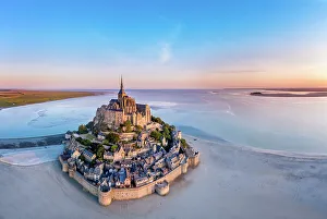 Normandy Prints: Mont Saint Michel, Manche, Normandy, France