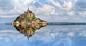 Manche Prints: Mont Saint Michel, Manche, Normandy, France
