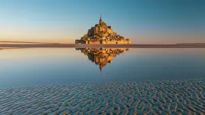 Low Tide Prints: Mont Saint-Michel, Normandy, France