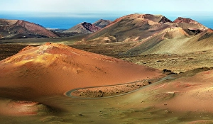 Lanzarote Prints: Montanas Del Fuegos, Timanfaya National Park, Lanzarote, Canary Islands, Spain