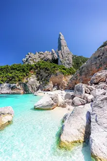 Cala Goloritze Prints: Monte Caroddi from the Beach of Cala Goloritze