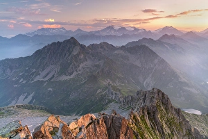Italian Valley Prints: Monte Re Castello, the border between Lombardy and Trentino