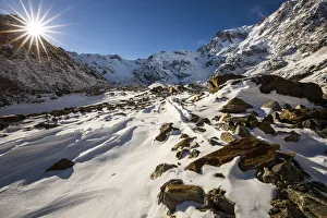 Monte Rosa Prints: Monte Rosa at winter, Macugnaga, Valle Anzasca, Verbano Cusio Ossola, Piemonte, Italy