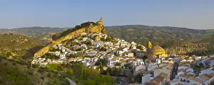 Montefrio illuminated at sunrise, Granada Province, Andalusia, Spain Montefrio illuminated at sunrise, Granada Province, Andalusia, Spain