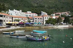 Montenegro, Adriatic coast, Petrovac, Harbour