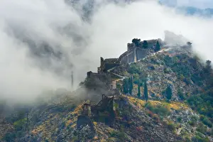 Tsrna Gora Prints: Montenegro, Bay of Kotor, Kotor, Old Town Fortifications