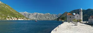Images Dated 9th January 2013: Montenegro, Bay of Kotor, Perast, Our Lady of the Rocks Island, Church of Our Lady