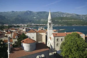 Stari Grad Prints: Montenegro, Budva, Old Town (Stari Grad), Old Town Church