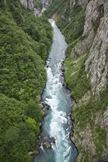 Images Dated 4th February 2008: Montenegro, Durmitor National Park, Rapids of the Piva River by the Bosnian border