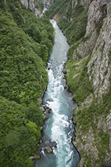 Images Dated 4th February 2008: Montenegro, Durmitor National Park, Rapids of the Piva River by the Bosnian border