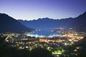 Montenegro, Kotor, Bay of Kotor, Southern Europes Deepset Fjord