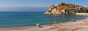 Tsrna Gora Prints: Montenegro, Sveti Stefan, now Aman Sveti Stefan Hotel