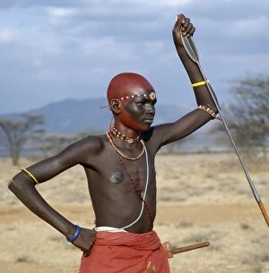 Ear Ornaments Collection: A month after a Samburu youth has been circumcised