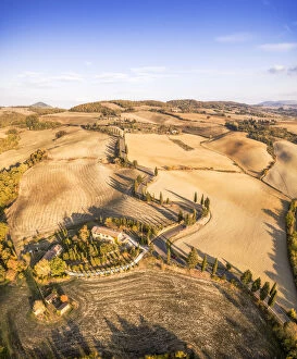 Montichiello, Orcia Valley, Province of Siena, Tuscany, Italy, Europe