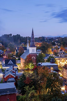 Montpellier Prints: Montpellier, Vermont, New England, USA