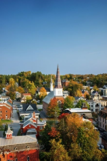 Vermont Prints: Montpellier, Vermont, New England, USA