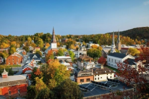 Vermont Prints: Montpellier, Vermont, New England, USA