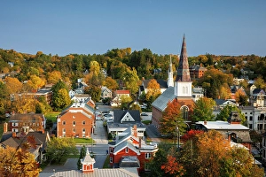 Montpellier Prints: Montpellier, Vermont, New England, USA