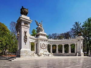 Figure Prints: Monument to Benito Juarez, Alameda Central, Mexico City, Mexico