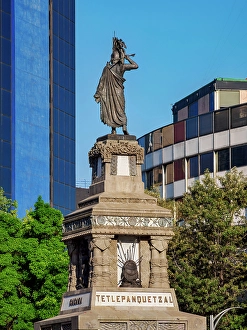 Tower Block Prints: Monument to Cuauhtemoc, Paseo de la Reforma, Mexico City, Mexico