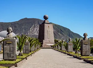 Quito Prints: Monument to the Equator, Ciudad Mitad del Mundo, Middle of the World City, Pichincha
