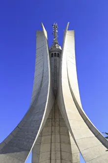 Algeria Prints: The Monument of the Martyrs (Maquam E chahid) (1982), Algiers, Algiers Province