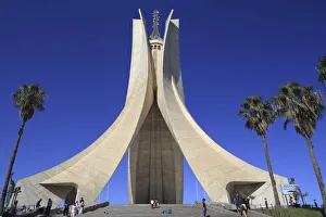 Images Dated 16th April 2015: The Monument of the Martyrs (Maquam Eaachahid) (1982), Algiers, Algiers Province