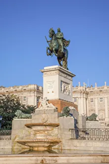 Likeness Prints: Monument to Philip lV in the Plaza de Oriente, Madrid, Spain