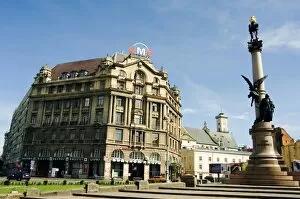 Monument to Polish Poet Adam Mickiewicz, Lviv, Ukraine&