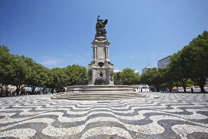 Images Dated 12th October 2012: Monument in Praca Sao Sebastiao (St Sebastian Square), Manaus, Amazonas, Brazil