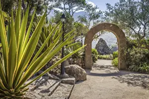 Portal Prints: Monument to Sir William Walton in La Mortella Garden in Forio, Ischia Island