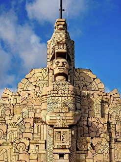 Yucatec Prints: Monumento a La Patria, monument to the homeland
