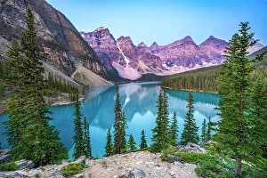 Emerald Prints: Moraine Lake during summer in Banff National Park