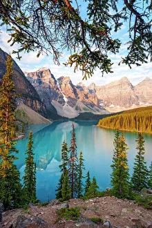 Emerald Prints: Moraine Lake during summer in Banff National Park