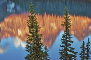 Spruce Prints: Moraine Lake und reflection Valley of the Ten Peaks - Canada, Alberta