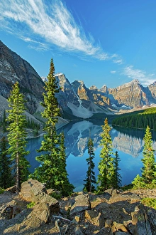 Rocky Mountains Prints: Moraine Lake and the Valley of the Ten Peaks, Banff National Park, Alberta, Canada